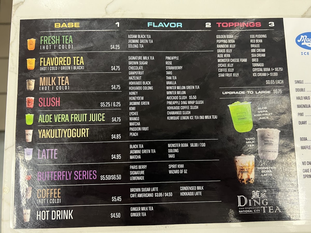 Kem Coffee and Boba Photo Menu 5