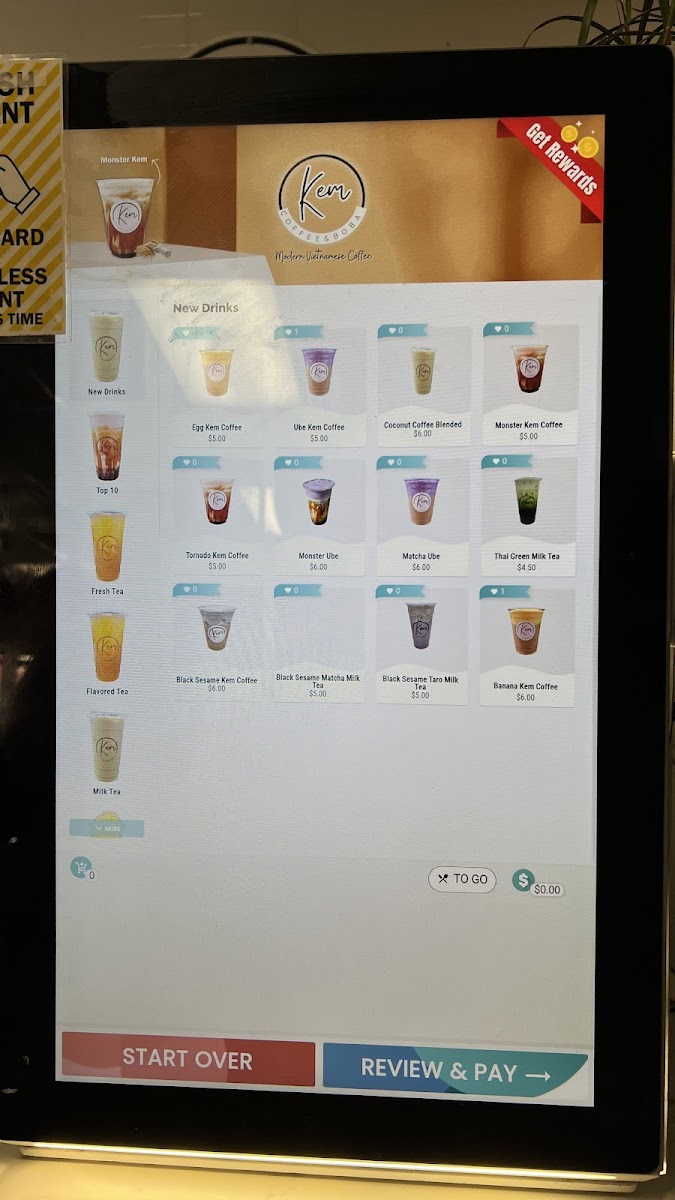 Kem Coffee and Boba Photo Menu 7
