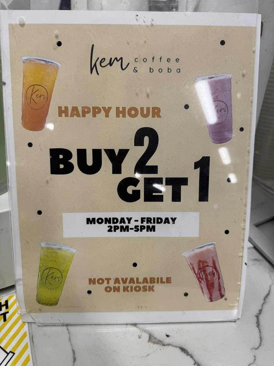 Kem Coffee and Boba Photo Menu 8