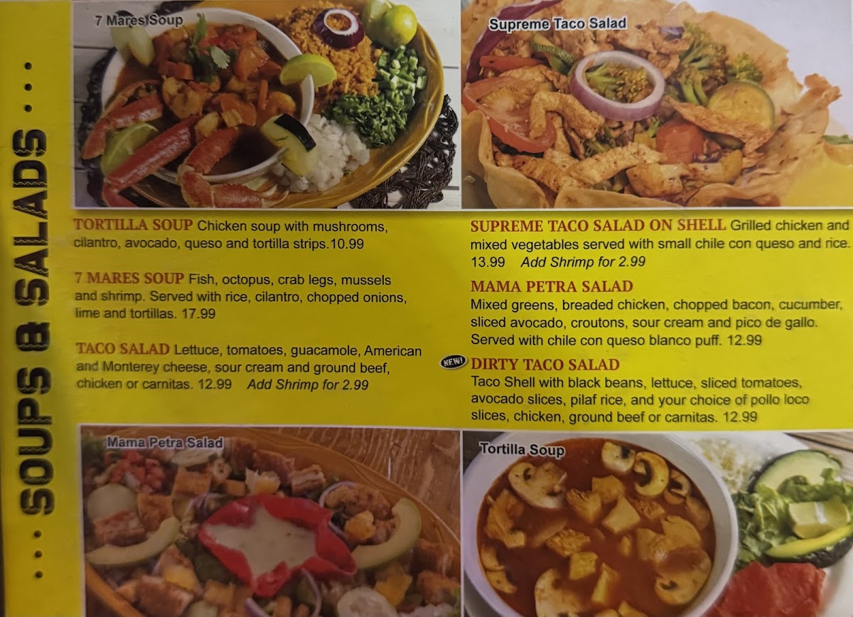 Patron Grill Photo Menu 3