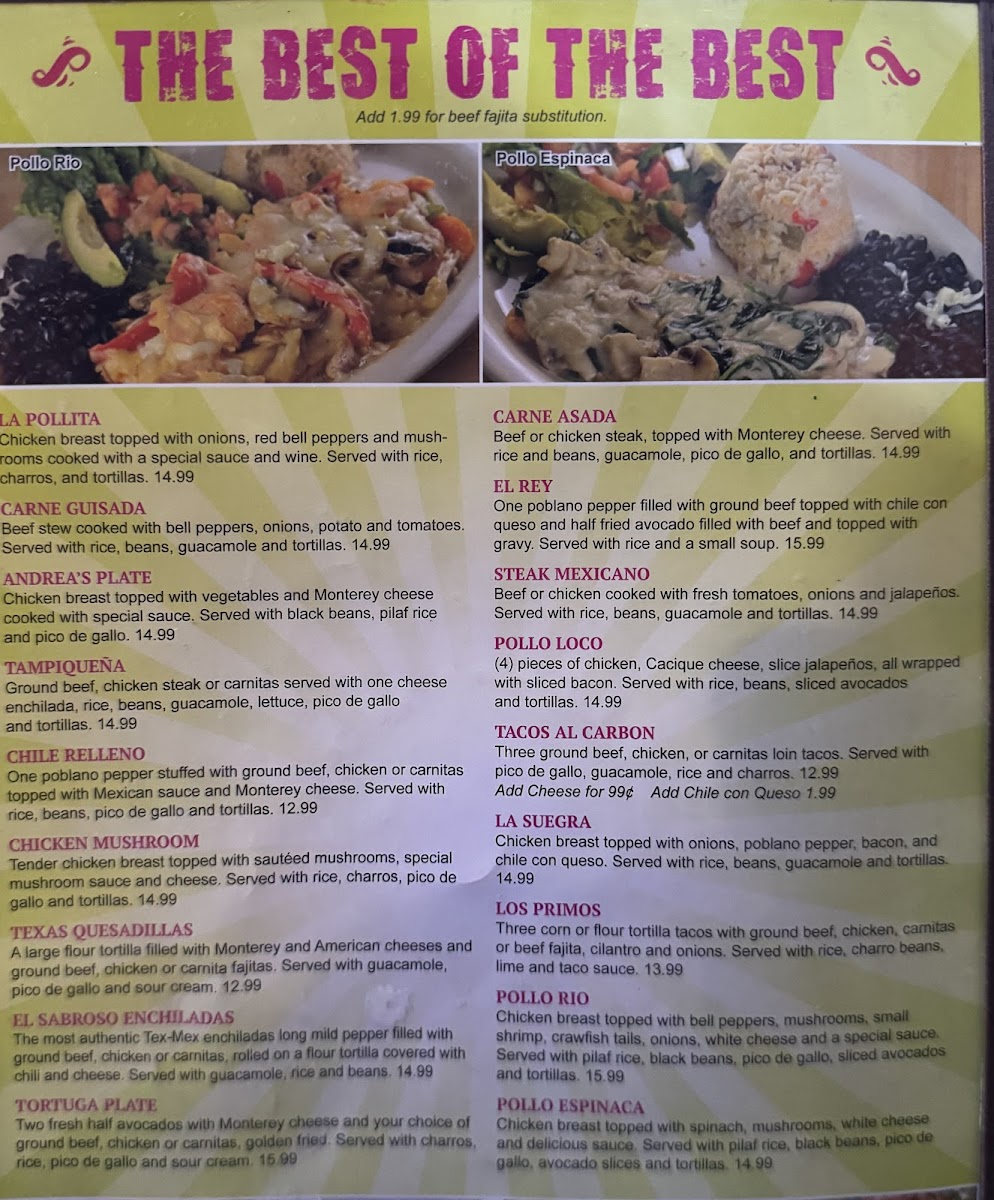 Patron Grill Photo Menu 6